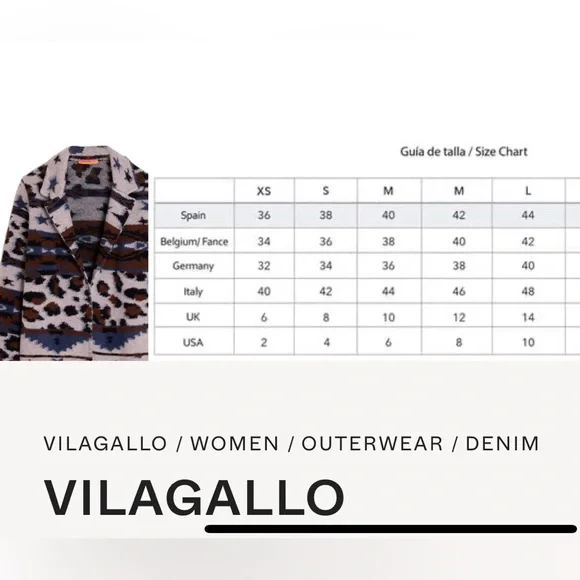 Vilagallo Cream and Brown Teddy Jacket with Cozy Texture - Medium to Large - Picture 5 of 8